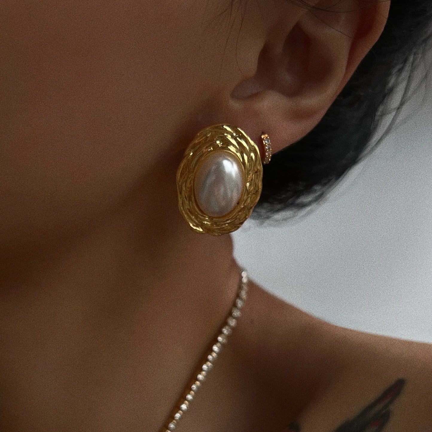 Vintage Pearl Studs