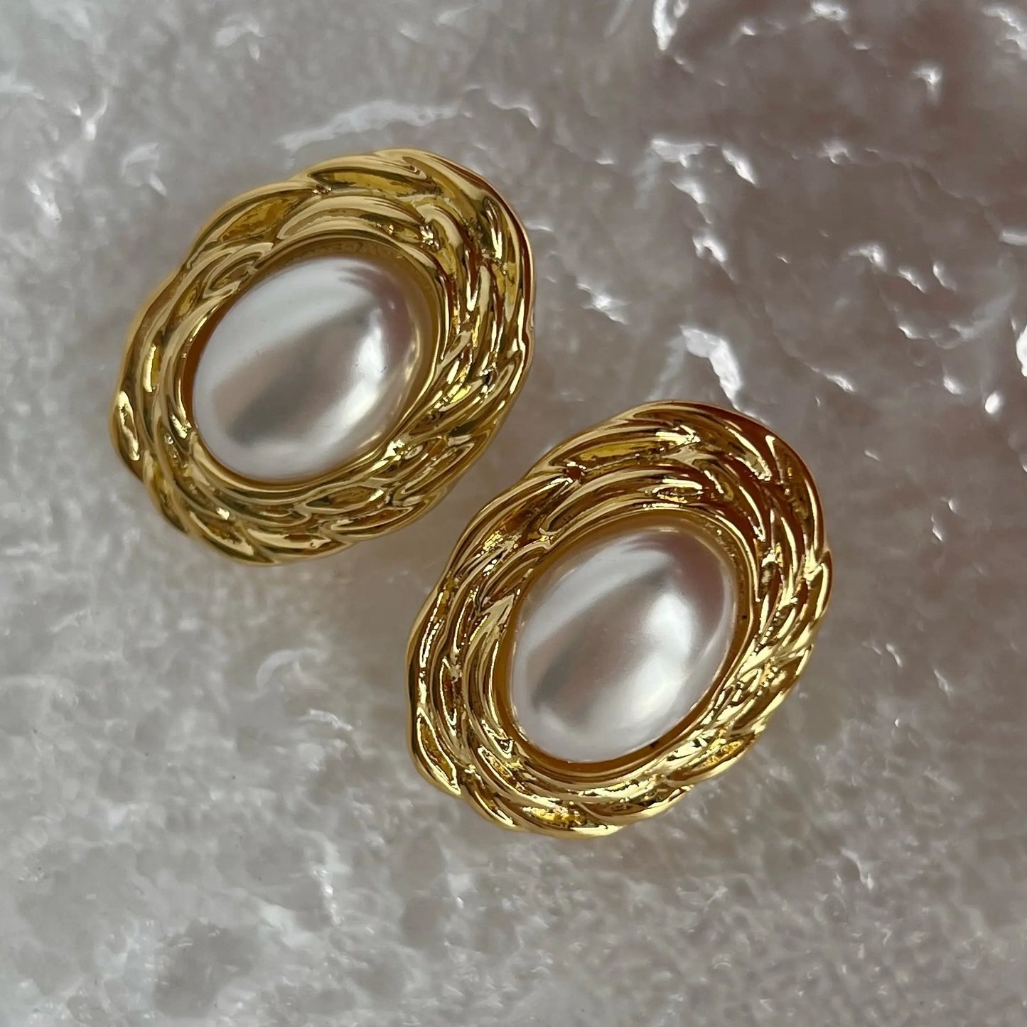 Vintage Pearl Studs