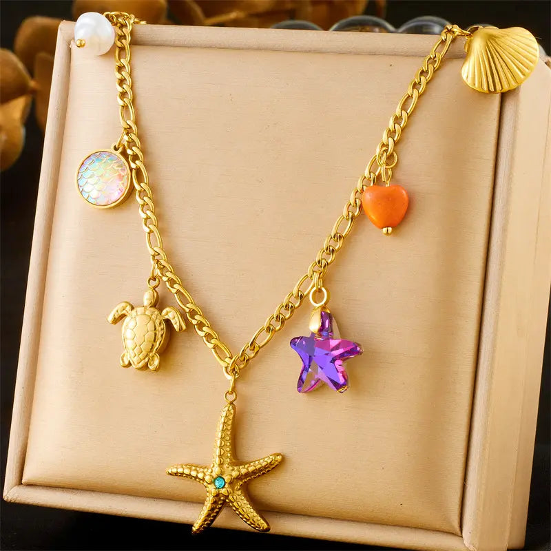 Coralie Charm Necklace