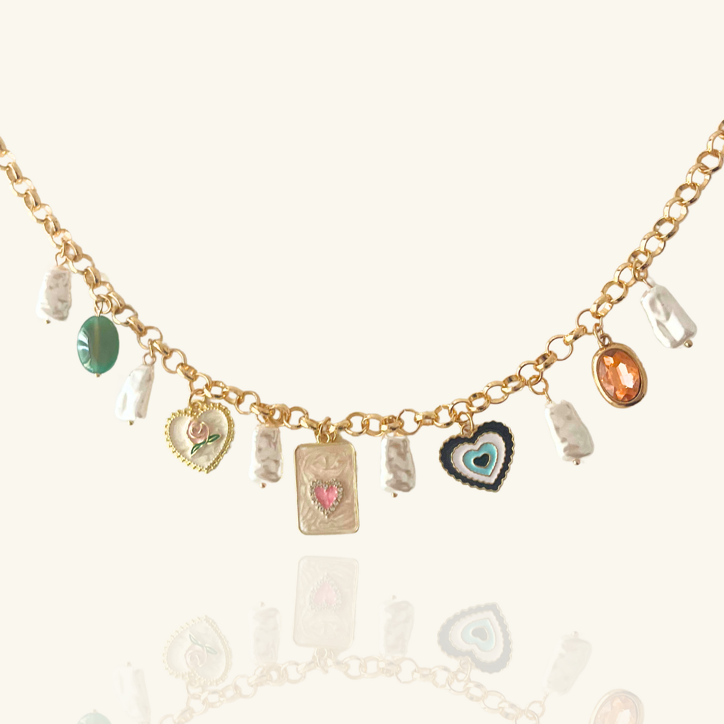 Vintage Romance Charm Necklace