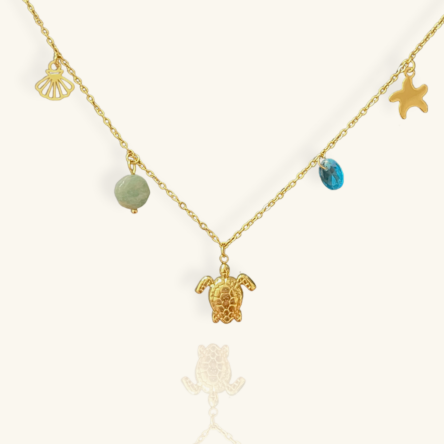 Bleu Charm Necklace