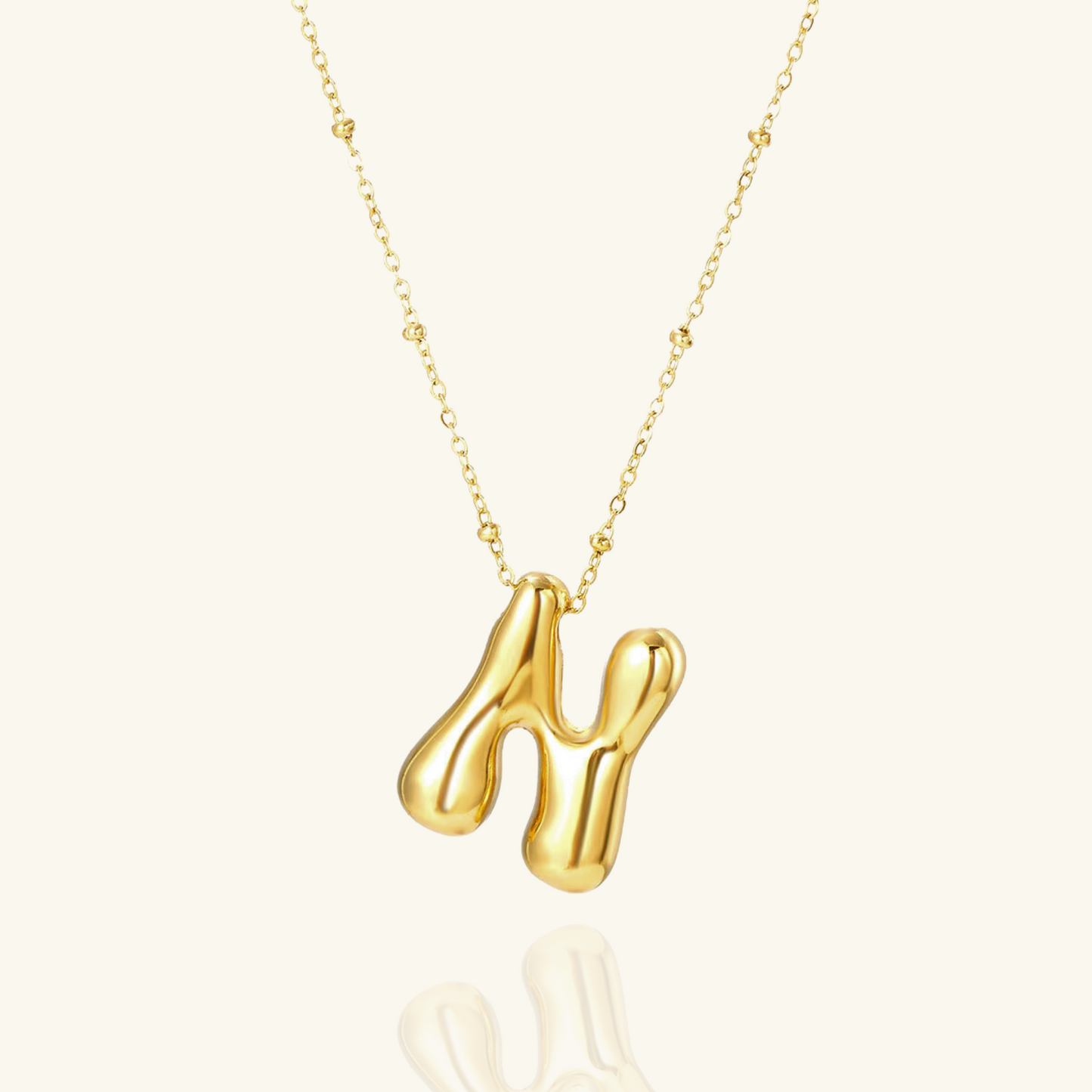 Initial Necklace - N