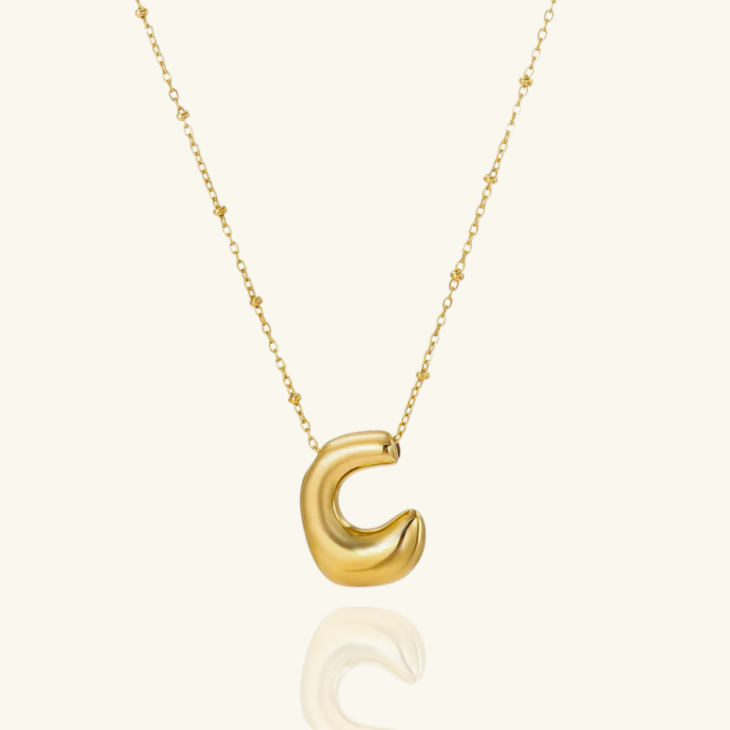 Initial Necklace - C