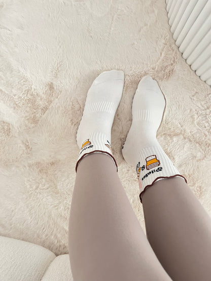 Non Slip Socks - Expresso