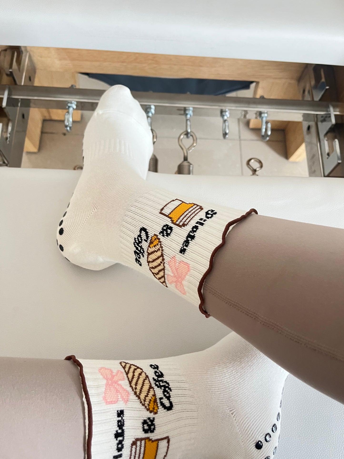 Non Slip Socks - Expresso