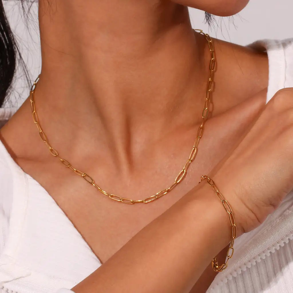 Minimalist Paperclip Necklace