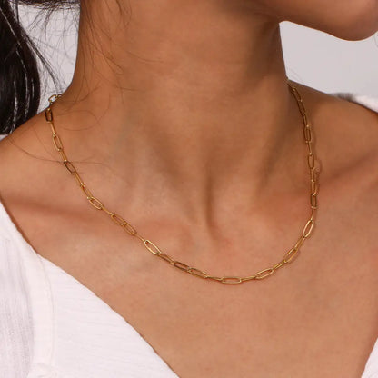 Minimalist Paperclip Necklace