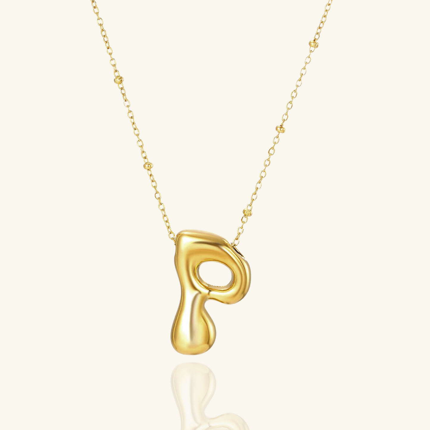 Initial Necklace - P